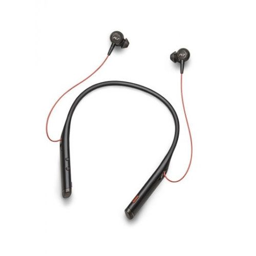 Auriculares Bluetooth con banda para el cuello Poly Voyager 6200 UC, color negro, audio mejorado 208748-101