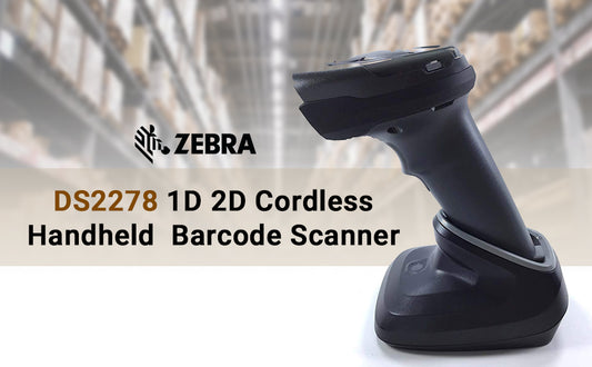 Zebra DS2278 Wireless 2D Barcode Scanner 2400 mAh DS2278-SR7U2100PRW