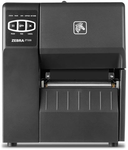 Impresora de etiquetas de transferencia térmica Zebra ZT220 de 203 DPI con puerto USB RJ45 ZT22042-T01200FZ