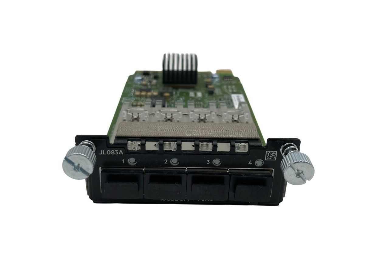 HP Aruba 4-Port 10Gb SFP+ Expansion Module JL083A