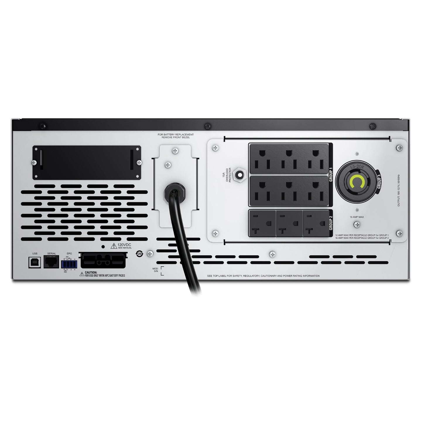 APC Smart-UPS X 2000VA Tower 120V Power Protection with Network Management AP9641 SMX2000LVNC