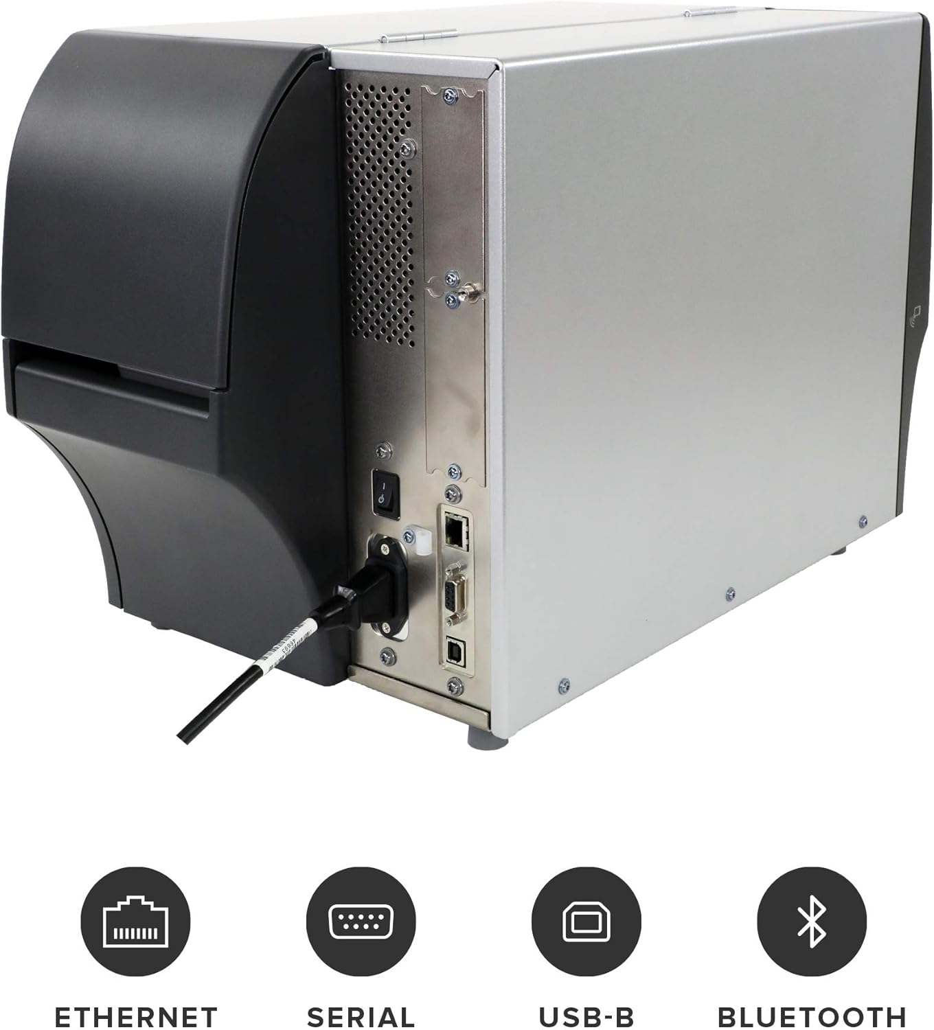 Impresora térmica Zebra ZT411 de 300 DPI con pantalla táctil, USB RJ45 DB9, Bluetooth, ZT41143-T010000Z