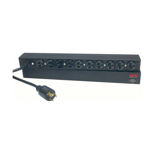 APC Basic Rack PDU 1U 20A 120V 10 NEMA 5-20R AP9563