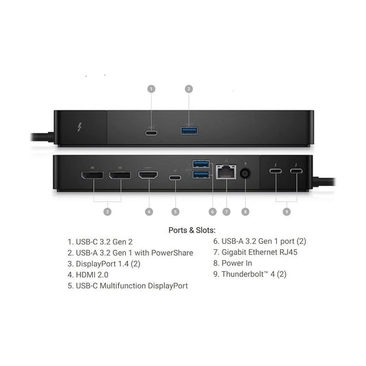 Dell WD22TB4 Thunderbolt 4 Dock with Modular Design DFV65 — view 2