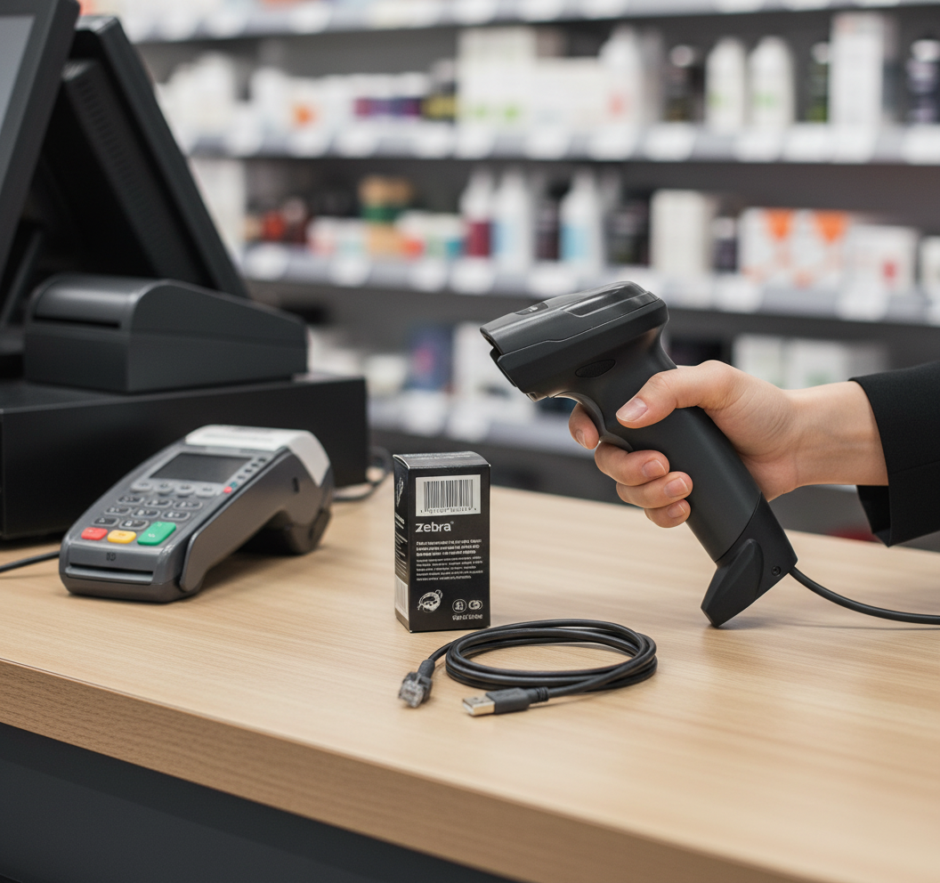 Zebra DS2208 2D Imager Barcode Scanner USB DS2208-SR7U2100AZW