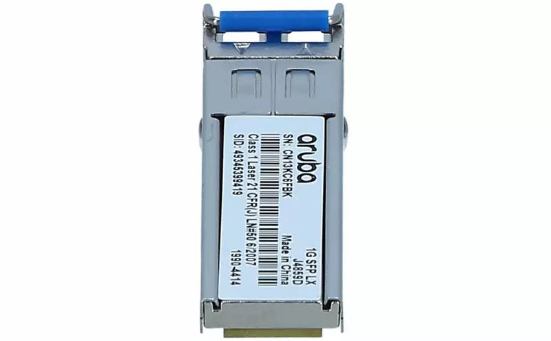 Aruba 1G SFP LC LX 10km Singlemode Fiber Transceiver J4859D