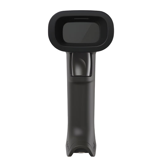 Honeywell Xenon Ultra 1960g — black scanner front-on view, no cable