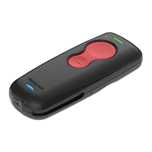 Honeywell Voyager 1602g — pocket scanner front view with the scan button