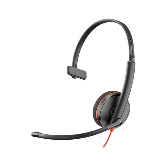 Poly Blackwire 3210 Monaural USB-A Headset - Black - Easy Office Communication - 80S01A6 — view 2
