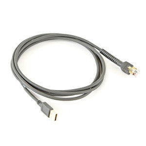 斑马 7 英尺屏蔽 USB 线缆,用于增强数据传输 CBA-U21-S07ZBR