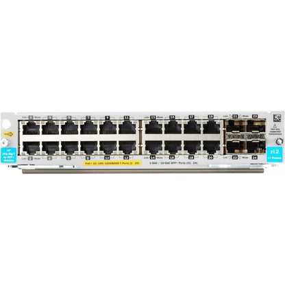 Aruba 20-Port PoE+ Gigabit Expansion Module with 4 SFP+ 10GbE J9990A