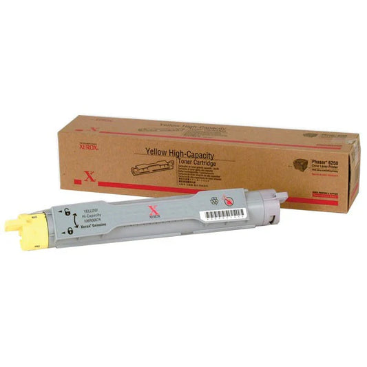 New, Pre-Owned - Xerox Phaser 6250 High-Yield Yellow Toner Cartridge, 106R00674