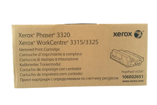 New, Pre-Owned - Xerox Phaser 3320 Black Toner Cartridge, 106R02651