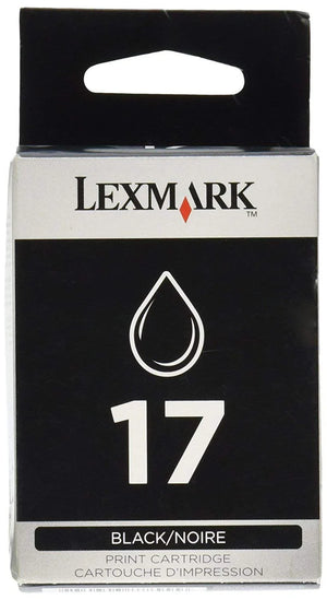 New, Pre-Owned - Lexmark 17 Standard Yield Black Inkjet Cartridge, 10N0217