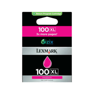 New, Pre-Owned - Lexmark 14N1070E 100XL Magenta Ink Cartridge