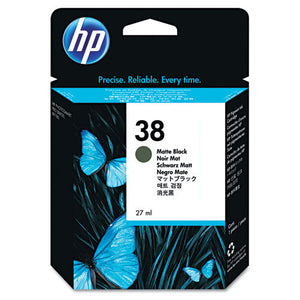 New, Pre-Owned - HP 38 Matte Black (C9412A) Ink Cartridge