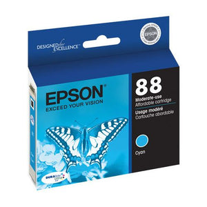 New, Pre-Owned - EPSON 88 (T0882) Cyan Ink Cartridge