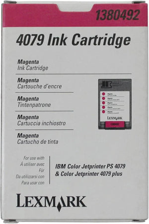 New, Pre-Owned - Lexmark 4079 Standard Yield Magenta Ink Cartridge, 1380492
