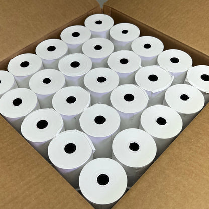 UNIVERSAL (50 ROLLS) Thermal Printing Paper Rolls 3.13" X 230' White UNV35763