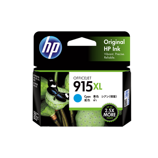 New, Pre-Owned - HP 915XL Cyan (3YM19AA) Ink Cartridge