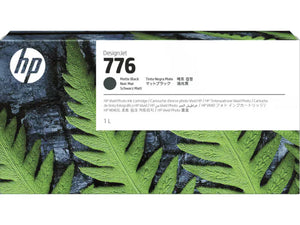 New, Pre-Owned - HP 776 High Yield Matte Black Ink Cartridge, 1XB12A