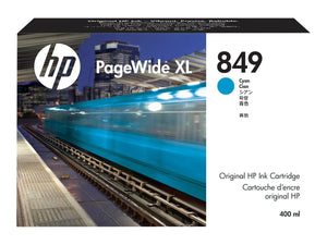 New, Pre-Owned, Original HP 849 Standard Yield Cyan Ink Cartridge, 1XB39A