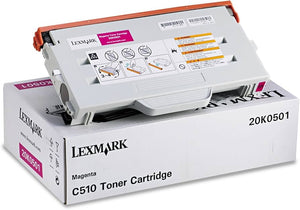 New, Pre-Owned - Lexmark C510 Standard Yield Magenta Toner Cartridge, 20K0501