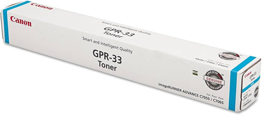 New, Pre-Owned - Canon GPR-33 Cyan Toner Cartridge, 2796B003AA