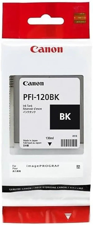 New, Pre-Owned - Canon PFI-120 Black High-Yield Ink Cartridge, 2885C001AA