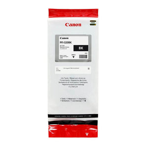 New, Pre-Owned -  PFI-320BK 300ml High-Yield Black Ink Cartridge, 2890C001