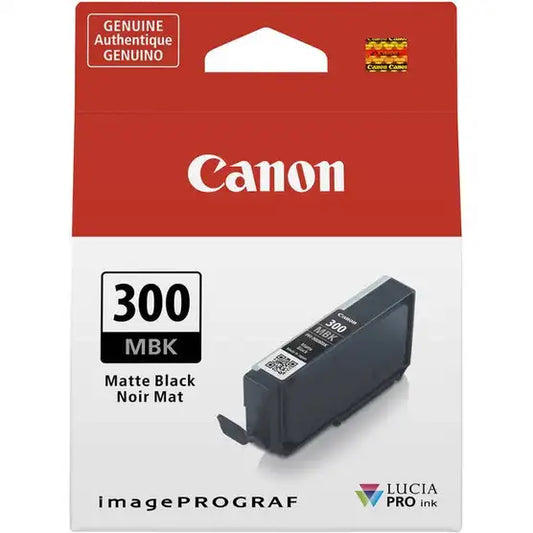 New, Pre-Owned - Canon PFI-300 Standard Yield Matte Black Ink Cartridge, 4192C002