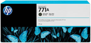 New, Pre-Owned - HP 771A 775-ml (B6Y15A) Matte Black Standard Yield Ink Cartridge