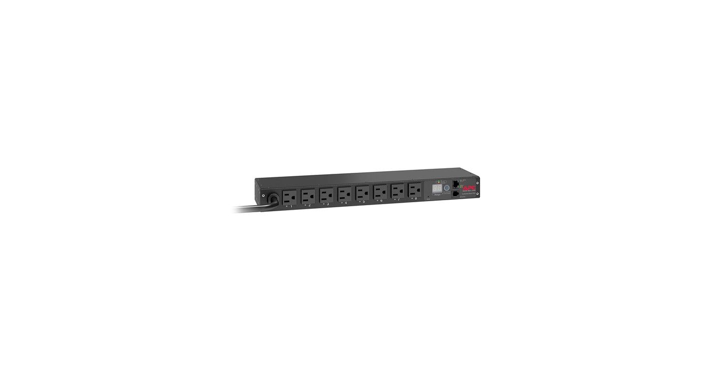 APC 1U Switched Rack PDU 15A 120V with 8 Outlets AP7900B