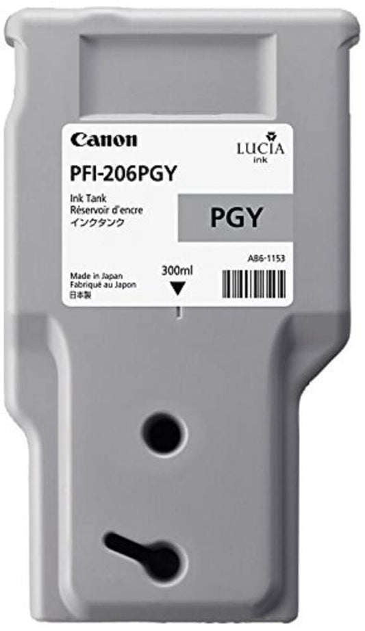 New, Pre-Owned - Canon PFI-206 300mL Photo Gray Ink Cartridge