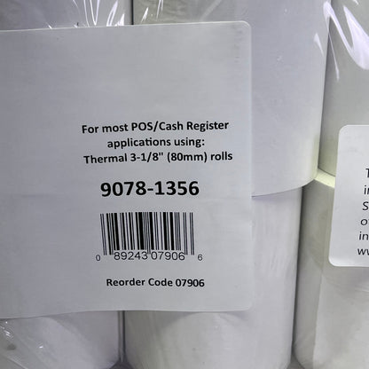 ZA@ (50 PACK) Thermal Paper Receipt Rolls  3-1/8" x 230' White 9078-1356