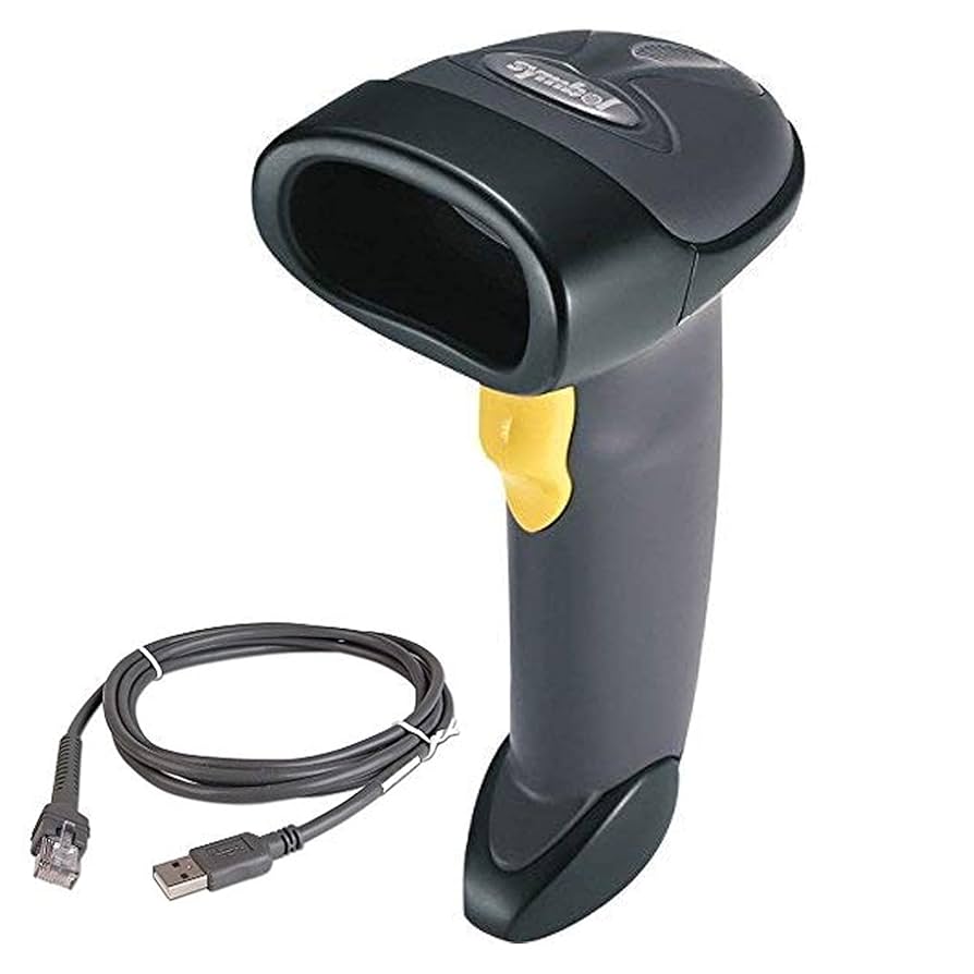 Zebra Handheld Barcode Scanner LS2208 100 Scans/Second LS2208-7AZU0100ZNA
