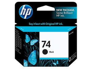 New, Pre-Owned - HP 74 (CB335WN) Black Ink Cartridge