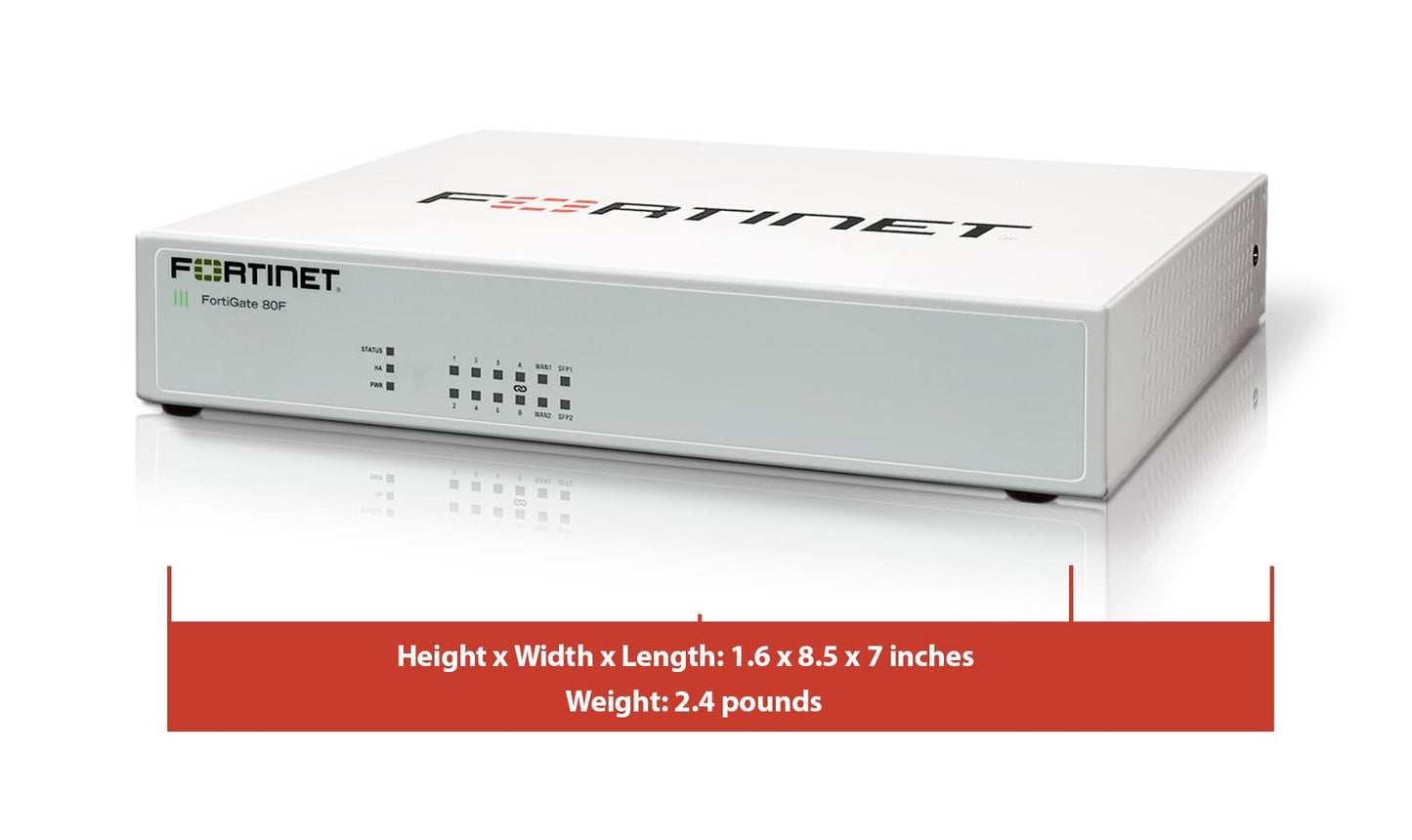 Fortinet FortiGate 80F Next-Gen Firewall 10 Gbps FG-80F