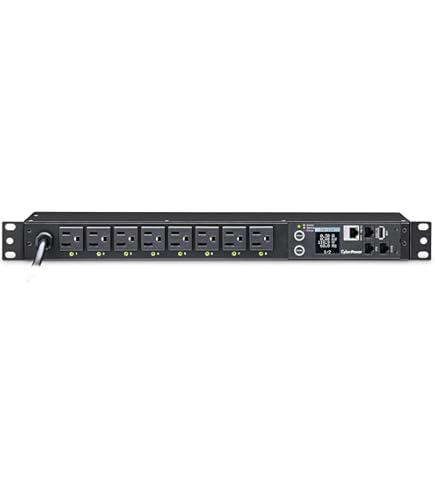 APC 1U Switched Rack PDU 15A 120V with 8 Outlets AP7900B