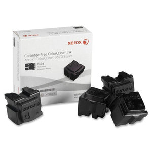 New, Pre-Owned - Xerox ColorQube 8570 / 8580 Black Solid Ink Pack (4 Sticks) (108R00930)