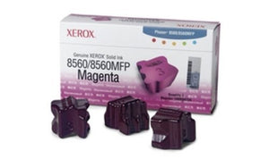 New, Pre-Owned - Xerox Phaser 8560 Magenta Solid Ink Pack (3 Sticks) 108R00724