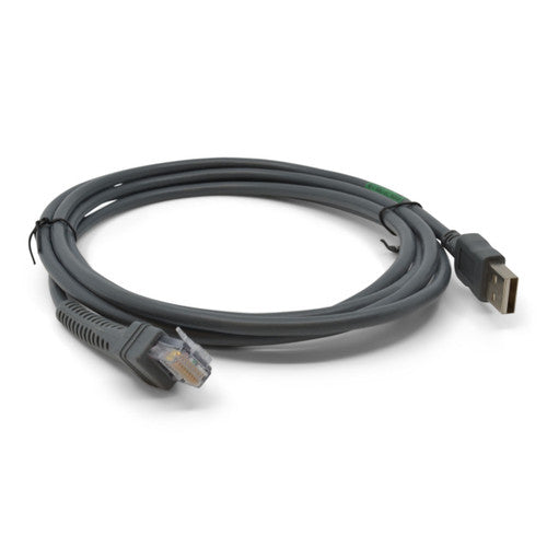 Zebra 7 Foot USB Cable Series A Connector Non-Shielded CBA-U01-S07ZAR