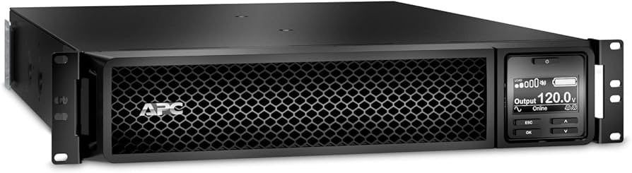 APC Smart SRT 1500VA RM 120V Double-Conversion Power Support SRT1500RMXLA