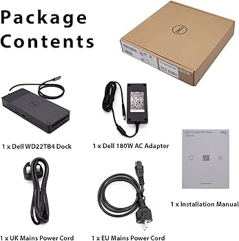 Dell Thunderbolt 4 Dock WD22TB4 Fast Charge Hub 210-BDQH