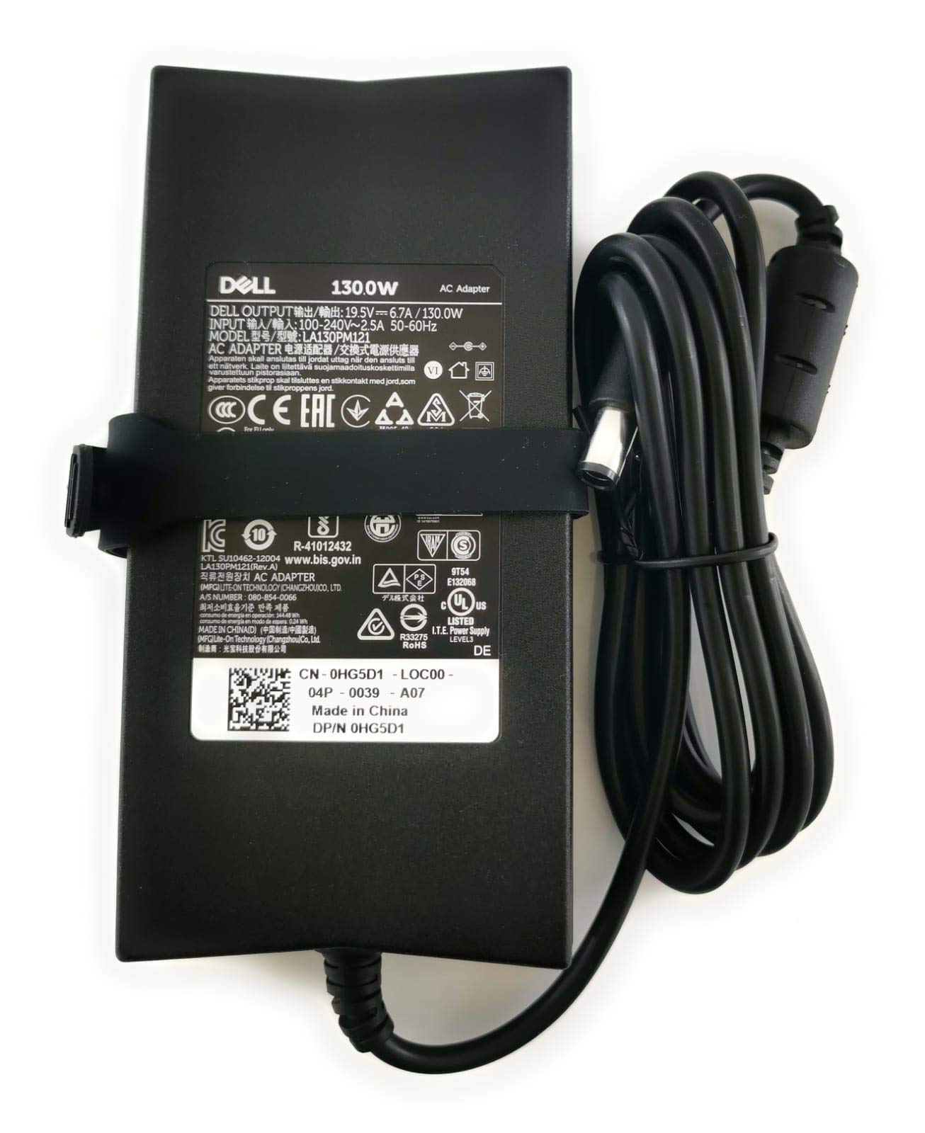 Dell 130W AC Adapter Power Supply 19.5V 6.7A JU012
