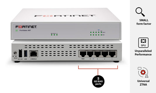 Fortinet FortiGate 40F Next-Gen Firewall 5 Gbps FG-40F