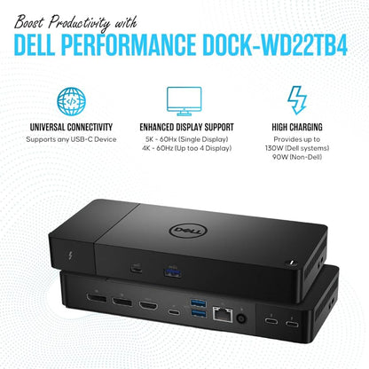 Dell Thunderbolt 4 Dock WD22TB4 Modular High-Speed Docking Station