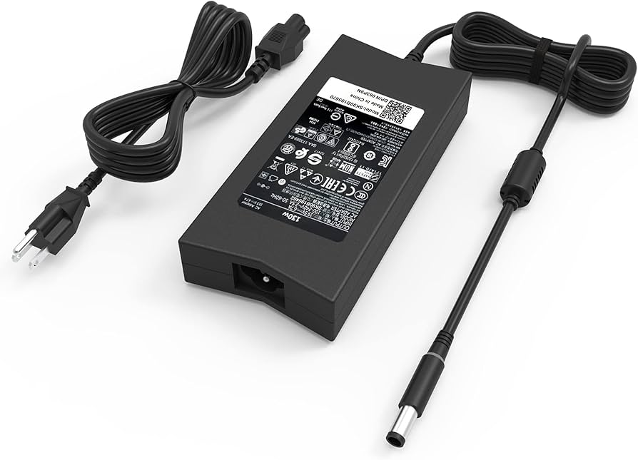 Dell 130W AC Adapter 7.4mm 3-Prong Power Cord WRHKW