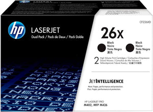 New, Pre-Owned - HP 26X High Yield Black LaserJet Toner Cartridge, CF226D