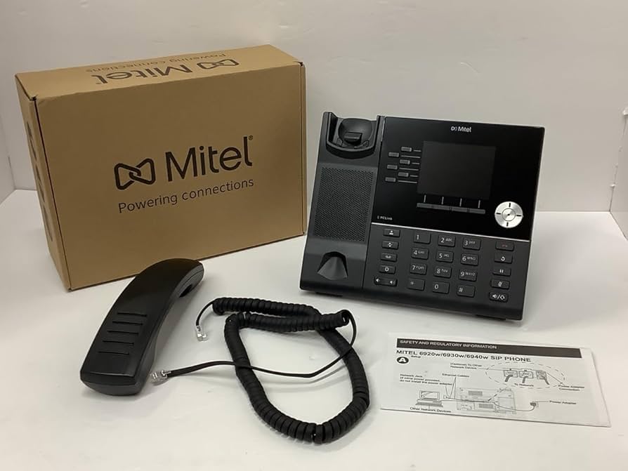 Mitel 6920W IP Phone 3.5-inch Color Display Wi-Fi 50008385